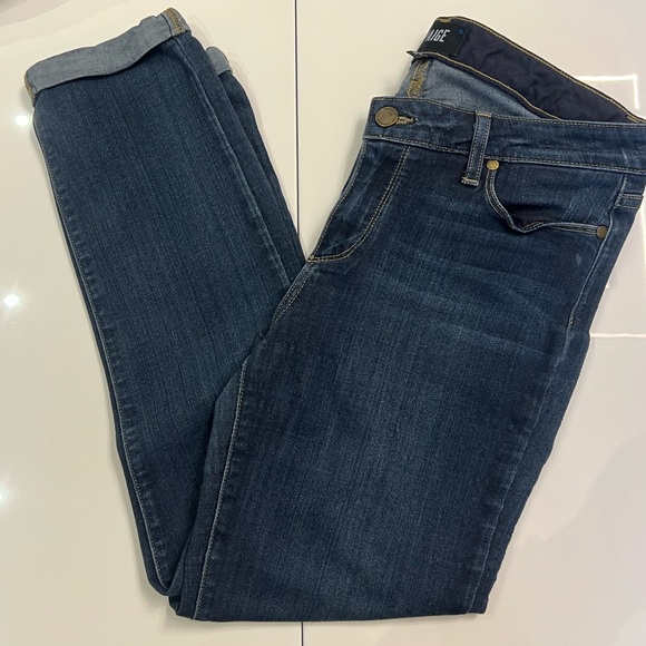 Paige Dark Washed Womens Jeans - Picture 3 of 3